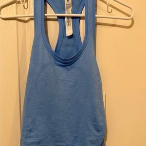 Lululemon Athletica Blue Racerback Sleeveless Tank Top